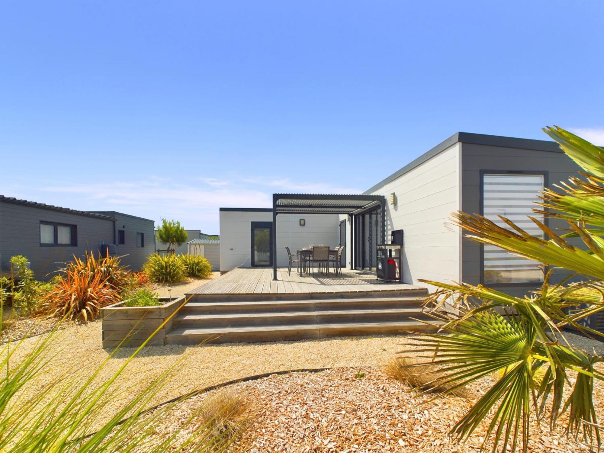 Chalet Pour 6, Residence De Vacances Avec Piscine 布雷蒂诺斯梅尔 外观 照片