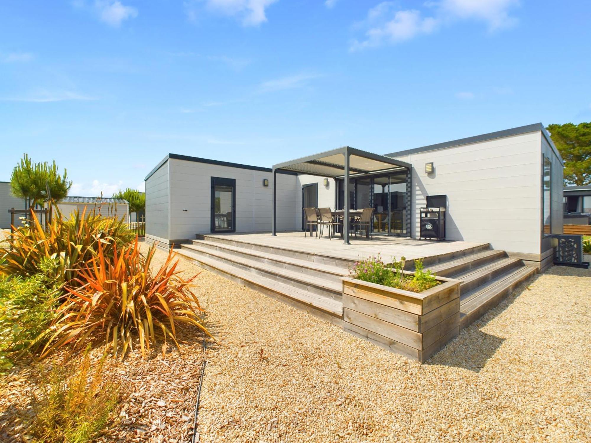 Chalet Pour 6, Residence De Vacances Avec Piscine 布雷蒂诺斯梅尔 外观 照片