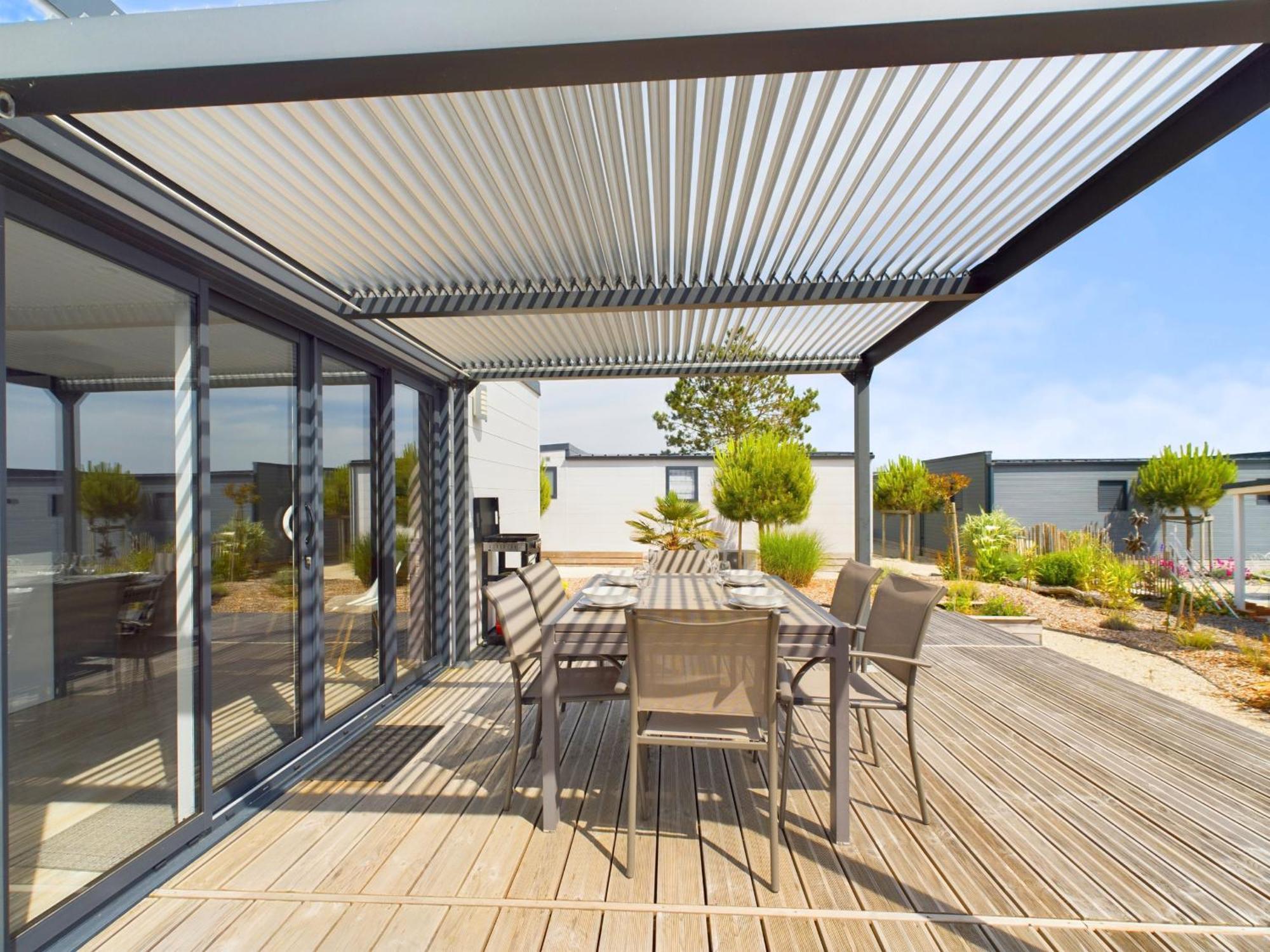 Chalet Pour 6, Residence De Vacances Avec Piscine 布雷蒂诺斯梅尔 外观 照片